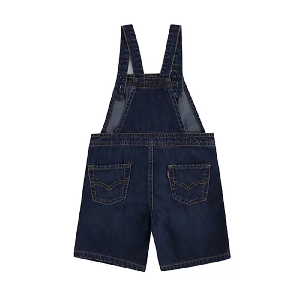 LEVI’S BABY DENIM OVERALL SHORTS SIZE 24 MONTHS - Picture 5 of 5